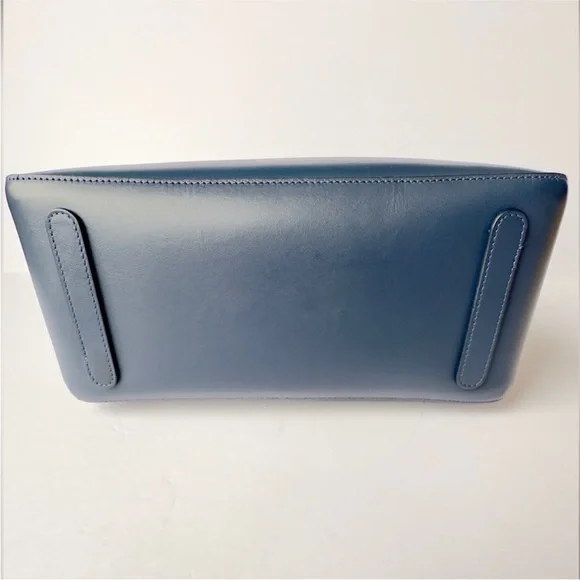 Mansur Gavriel Navy Satchel Bag - Picture 7 of 14